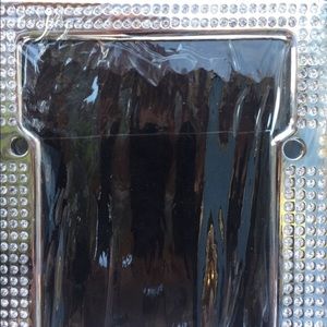 Swarovski crystal license plate cover